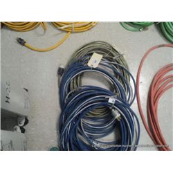 50' ELECTRIC  EXTENSION CORD ( BLUE & WHITE)