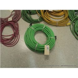 100' ELECTRIC  EXTENSION CORD ( GREEN HEAVY DUTY )