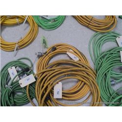 100' ELECTRIC  EXTENSION CORD ( YELLOW & BLACK HEAVY DUTY )
