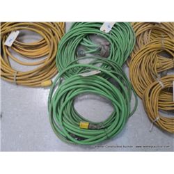 100' ELECTRIC  EXTENSION CORD ( GREEN HEAVY DUTY )