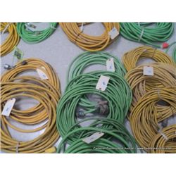 100' ELECTRIC EXTENSION CORD ( GREEN)