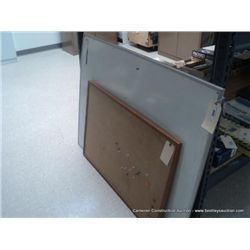 WHITE BOARD & CORK BOARD, QTY=2, 2X THE MONEY