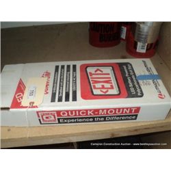 QUICK MOUNT EXIT SIGN
