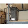 Image 1 : BLACK PLASTIC TRASH CAN