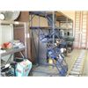 Image 1 : MADE IN USA BLUE ROLLING LADDER