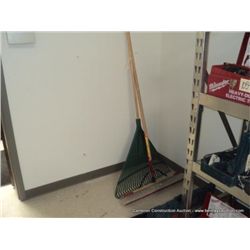 LOT: BROOM AND RAKE