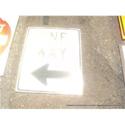 ONE WAY SIGN