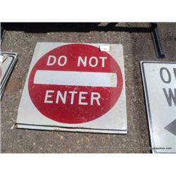 DO NOT ENTER SIGN