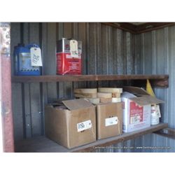 LOT: MISC. CHEMICALS & WOOD BLOCKS