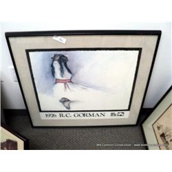 1976 RC GORMAN INDIAN PAINTING