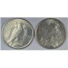 Image 2 : ( 2 ) NICE CIRCULATED PEACE SILVER DOLLAR, 1922-P AND 1923-S