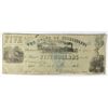 Image 1 : 1862 $5 MISSISSIPPI RAILROAD NOTE