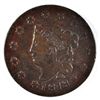Image 1 : 1818 LARGE CENT; 270 DEGREE ROTATED REV FINE