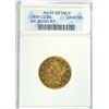 Image 1 : 1878-CC $5 GOLD LIBERTY ANACS AU55 EX-JEWELRY, RARE "CC" $5 LIBERTY, COIN WAS