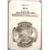Image 1 : 1886 MORGAN DOLLAR NGC MS63