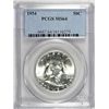 Image 1 : 1954 FRANKLIN HALF DOLLAR PCGS MS64