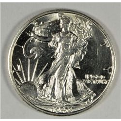 1942-S WALKING LIBERTY HALF DOLLAR CH BU