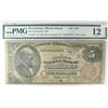 Image 1 : 1882 $5 BROWN BACK NATIONAL PROVIDENCE, RI #1007 PMG 12