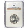 Image 1 : 1946-S WASHINGTON QUARTER, NGC MS-65  GEM!