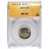Image 1 : 1937- D BUFFALO NICKLE ANACS MS 65 GEM