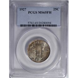 1927 STANDING LIBERTY QUARTER PCGS MS65FH SUPER!