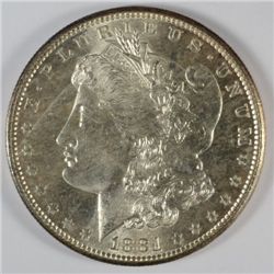 1881-S MORGAN DOLLAR MS65 BLAST WHITE