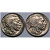 Image 1 : Two 1938-D Buffalo Nickels BU-63 and BU-64
