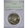 Image 1 : 1963-D FRANKLIN HALF DOLLAR PCGS MS64 OGH