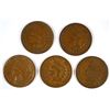 Image 1 : 5 DIFFERENT INDIAN HEAD CENTS (78,79,81,82,83) AG-FINE