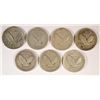 Image 2 : 7 DIFFERENT STANDING LIBERTY QUARTERS ( 17-1, 18-S, 20, 26 , 27, 27-D, 28) AG-