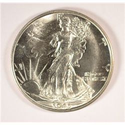 1945-S WALKING LIBERTY HALF DOLLAR CH BU