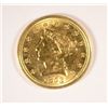 Image 1 : 1853 $2.50 GOLD LIBERTY AU