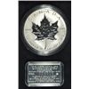 Image 3 : RARE 1998 CANADIAN $50.00 SILVER MAPLE LEAF,    ( 10 Oz  ) OF .999 SILVER