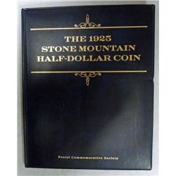 1925 STONE MOUNTAIN ALBUM!  COIN AND STAMPS