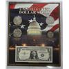 Image 1 : THE UNITED STATES DOLLAR STORY,  1921` MORGAN, 1922 PEACE DOLLAR, IKE AND SBA