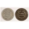 Image 2 : 2-1853 SEATED HALF DIMES AG/GOOD