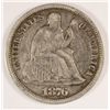 Image 1 : 1876-CC SEATED DIME VF/XF