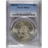 Image 1 : 1885 O MORGAN DOLLAR PCGS MS64+ WHITE