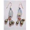 Image 1 : NATURAL 73.50 CTW SEMIPRECIOUS EARRING .925 STERLING SI