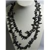 Image 1 : 655.00CTW PHILIPPINE BLACK KISHI PEARL LONGSTRAND NECKL