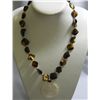 Image 1 : 350CTW PHILIPPINE GOLDEN BROWN MOTHER OF PEARL NECKACE