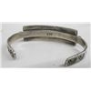 Image 4 : Navajo Sterling Silver Turquoise Bracelet, Signed
