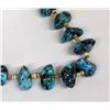 Image 2 : Navajo Graduated Turquoise Nugget Heishi Necklace