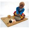Image 2 : 3 Navajo Cloth Doll  Figures Grinding Corn