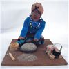 Image 3 : 3 Navajo Cloth Doll  Figures Grinding Corn