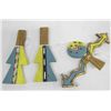 Image 1 : 4 Hopi Child's Toy Dance Set