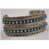 Image 1 : Zuni Sterling Turquoise Bracelet -- JP Ukestine