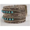 Image 3 : Zuni Sterling Turquoise Bracelet -- JP Ukestine