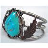 Image 1 : Navajo Sterling Turquoise Bracelet