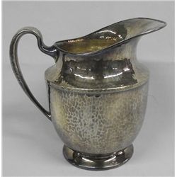Antique Derby Silver Plate Co. Hammered Pitcher